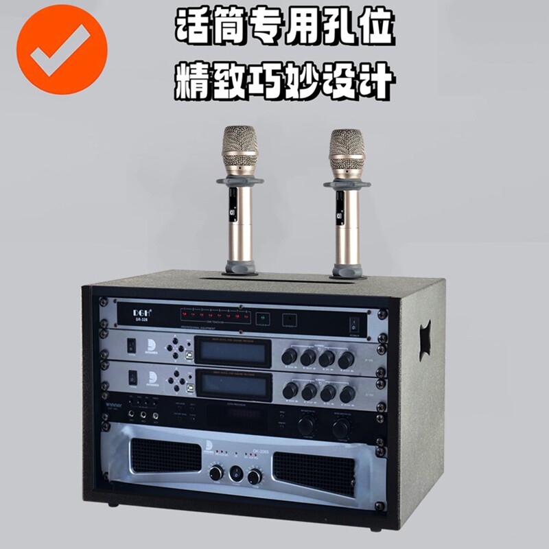 Danlaimeike K6 Painted Stage Equipment Amplifier Cabinet Mobile Audio-Visual Equipment Chassis Ktv Aviation Cabinet