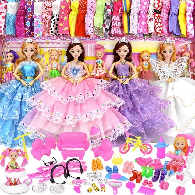 Simulation doll 2024 ໃຫມ່ຂອງຫຼິ້ນເດັກນ້ອຍທີ່ກໍານົດໄວ້ກ່ອງຂອງຂວັນສາວນ້ອຍ Princess doll ແທ້ຮ່ວມຍີ່ຫໍ້ແບບດຽວກັນ