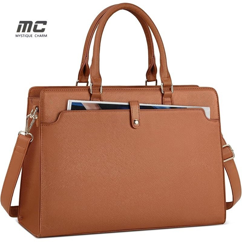 High-End 15.6-Inch Laptop Bag for Men and Women, Briefcase, Lawyer, Teacher, Commuter Bag, Laptop Tote Bag