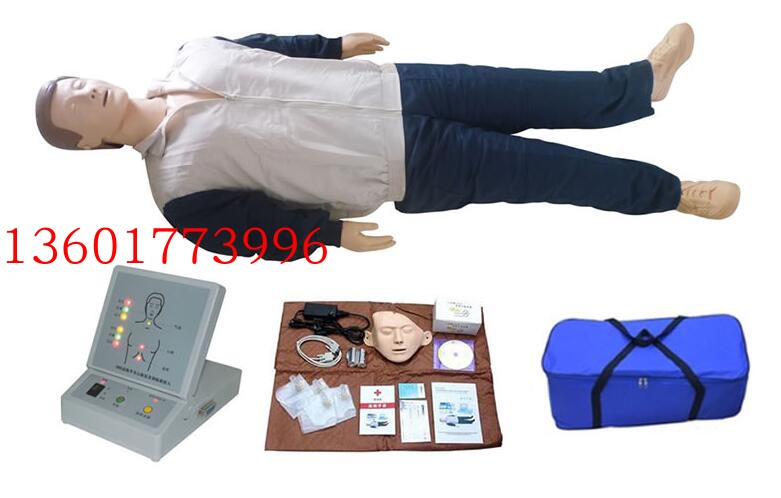 高级电脑心肺复苏训练模拟人 成人心肺复苏训练模型