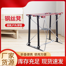 Portable folding stool subway train fishing stool mini bench Mazar pedicure stool