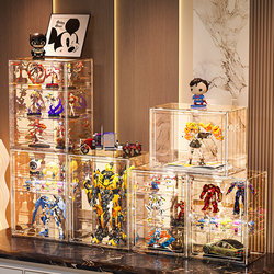 Blind Box Storage Display Stand Lego Building Blocks Transparent Dust-Proof Storage Box High Bubble Mart Model Acrylic Display Box