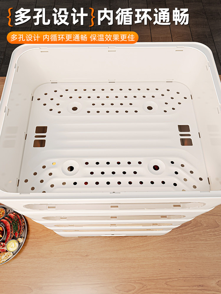 Insulated Food Cover, Multi-Layer Household Smart Electric Heating Food Cover, 2026 New Model, Winter Food Cover, Hot Food Artifact
