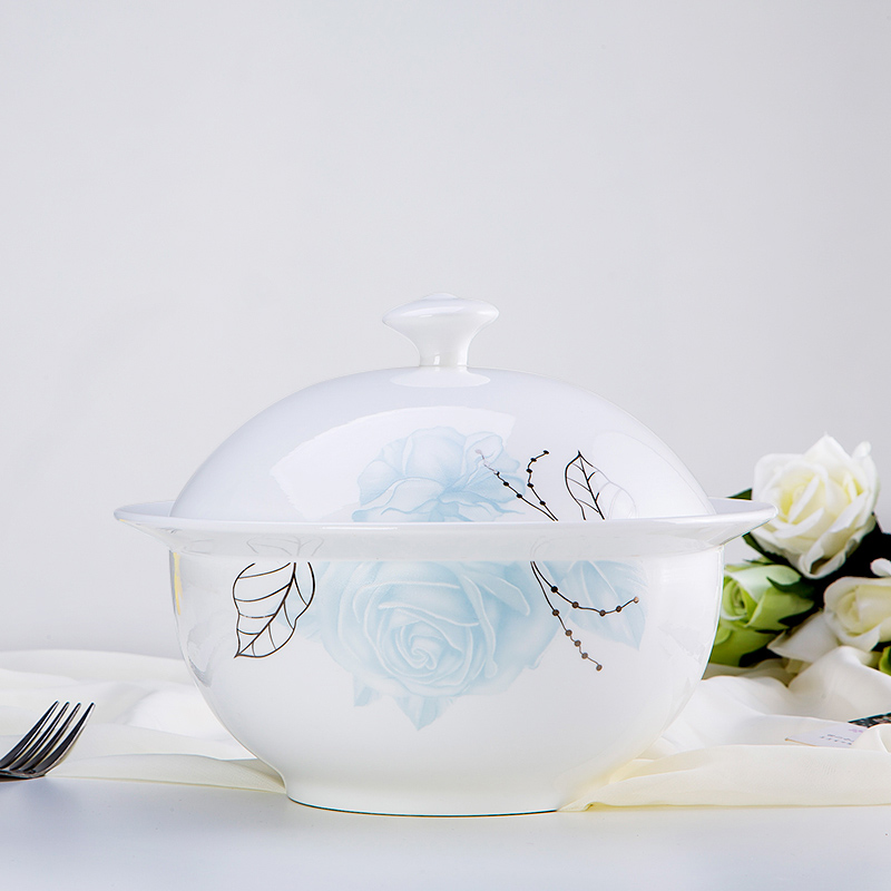 Ipads China tableware ears thickening home soup pot Fang Guo pan big spoon, spoon, run ashtray toothpicks extinguishers furnishing articles