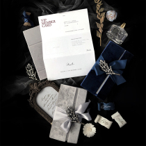 Marryso high-end customized member customer appreciation conference business invitation European velvet decorative invitation