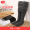 1 pair of gray plush and thick dance socks suitable for -5-10 ℃