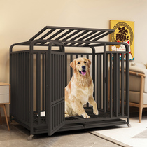 Dog Cage Sub Large Dog With Toilet Medium Size Small Dog Interior Gold Maola Labrador Household Pooch Pet Cage