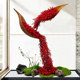 Simulated Red Bean Boats and Acacia Beans for Modern Art Window Displays, Exhibition Hall Landscaping, and Hanging Decorations in Shopping Malls for Photo-Worthy Displays