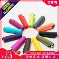 CP22 silicone tay áo máy CLIPPER rifamp nhẹ sáng tạo nylon đá lửa máy xay kẹo 11 màu bật lửa jobonbật lửa sạc điện