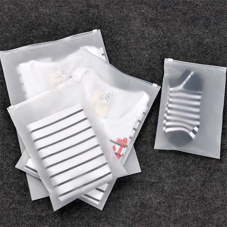 Transparent travel storage bag zipper suitcase clothes underwear sub-packaging bag waterproof seal bag large capacity