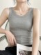 Camisole women's vest women's inner wear 2025 spring and summer new slim-fitting bottoming shirt for women with chest pads, sleeveless and versatile