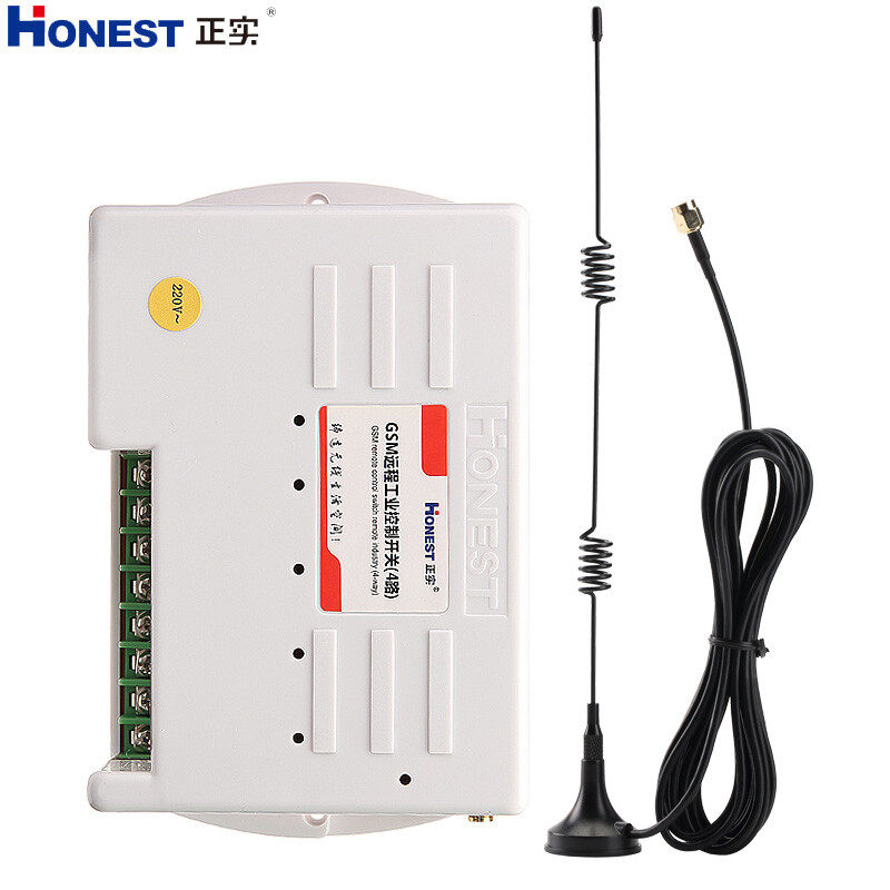 Positive cell phone SMS Remote remote control switch GSM Industrial intelligent remote control signal good feedback working status