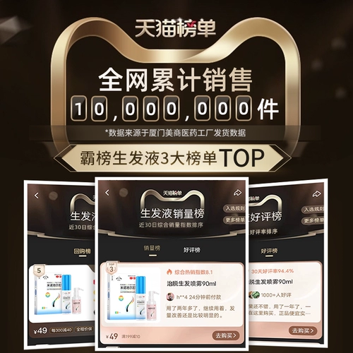 发迹 Миноксидил настойка рост волос Жидкость 5% Официальный флагманский магазин для мужчин и женщин 90 мл аккорда Миромило