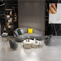 Nordic office sofa Beauty Salon reception area leisure three rest area special-shaped creative simple modern