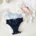 Dòng sông sao! Đồ lót phụ nữ mới cotton tập mỏng phần thoáng khí cẩn thận máy sexy ren kích thước lớn đồ lót cô gái - Vòng eo thấp