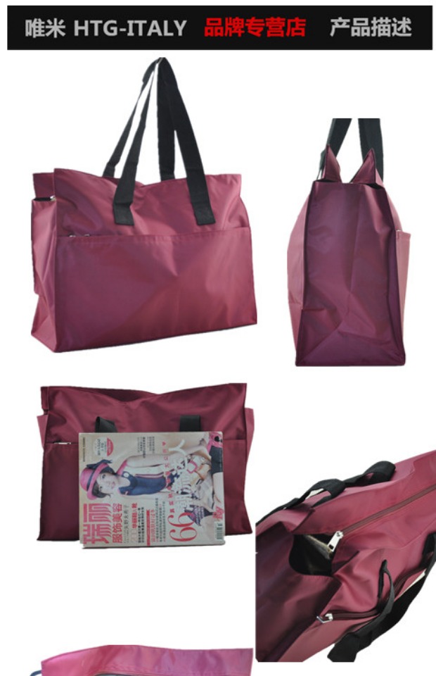 Châu Âu và Hoa Kỳ nam nữ túi nylon túi nữ túi lớn túi du lịch khoảng cách ngắn túi duffel túi xách tay không thấm nước dây kéo mua sắm túi vải - Túi du lịch túi du lịch adidas