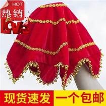 Dancing handkerchief big red pair of handkerchiefs red childrens handkerchief dance P square dance square k dance