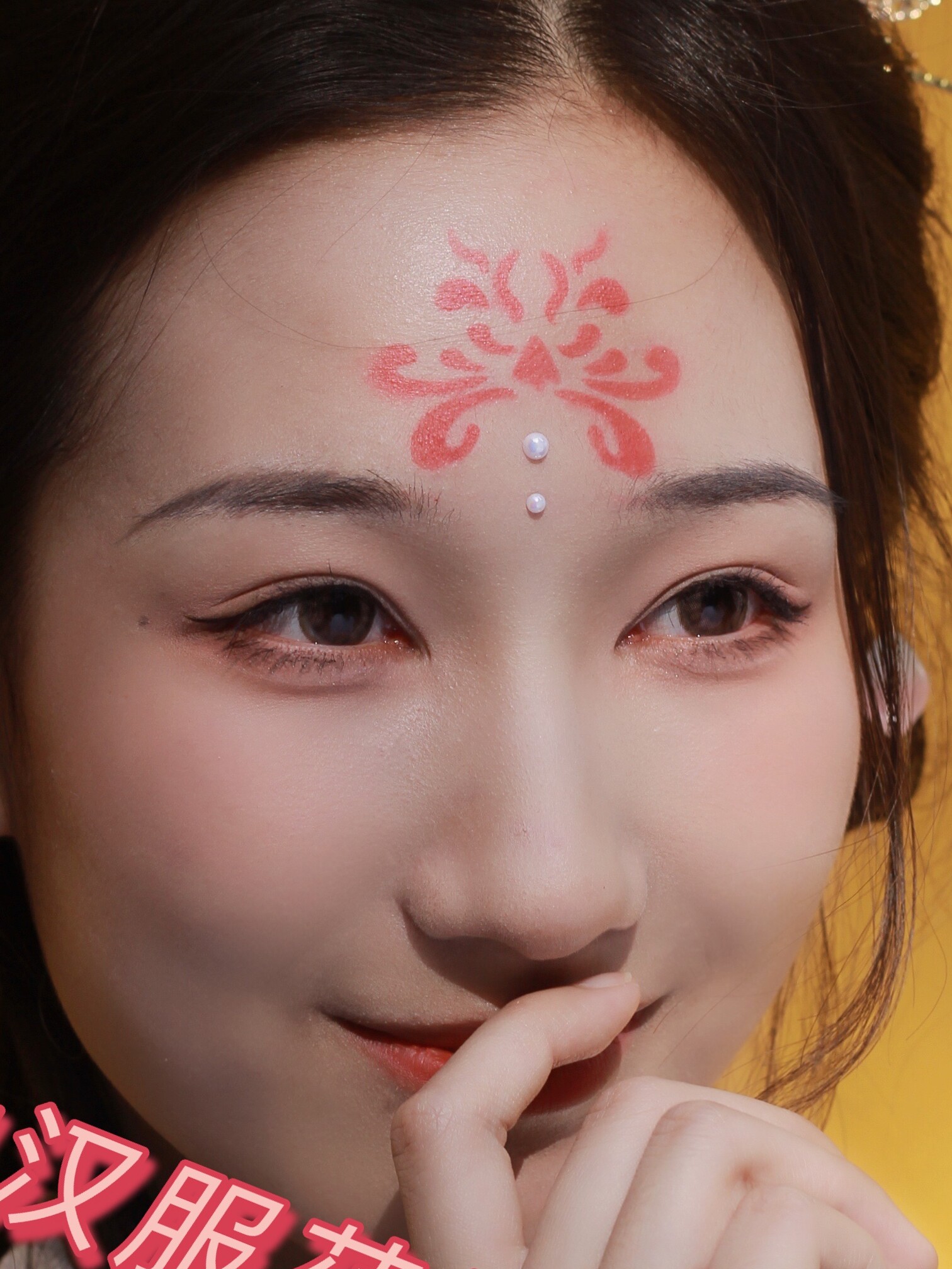 汉服花钿模板推荐！50元能买到反复使用的美容神器吗？_化妆_淘宝美妆网, image size:1512x2016