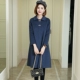 Áo len Albaka 2018 mới cho nữ áo len hai mặt bằng len không cổ cashmere cổ áo dài - Accentuated eo áo áo khoác dạ trung niên