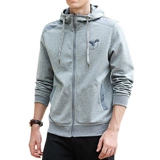 Осенний балахон с молнией для отдыха, трендовая рубашка, толстовка с капюшоном, кардиган, осенняя куртка