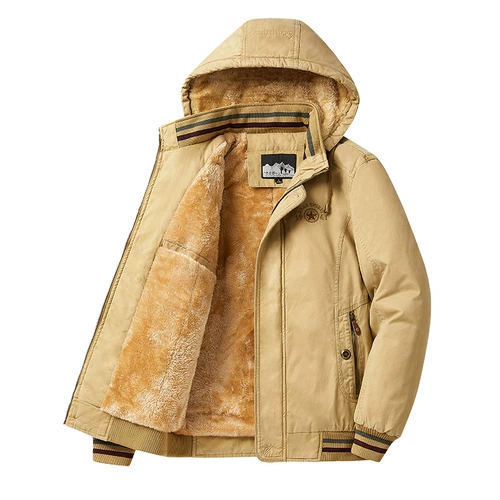 Зимний утепленный пуховик для мальчиков, хлопковая куртка, большой размер, свободный крой