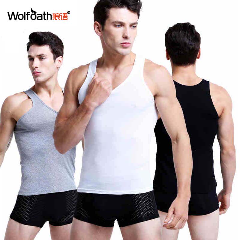 Men's pure cotton destiny red vest breathable I-shaped sports slim-fit youth white Korean summer undershirt