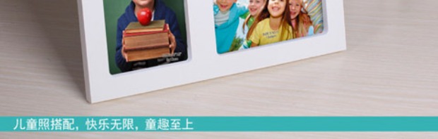 Tình yêu ba khung kết hợp mảnh khung ảnh khung ảnh cá tính sáng tạo 4 inch 5 inch 6 inch khung ảnh nghệ thuật - Kính kính mù màu