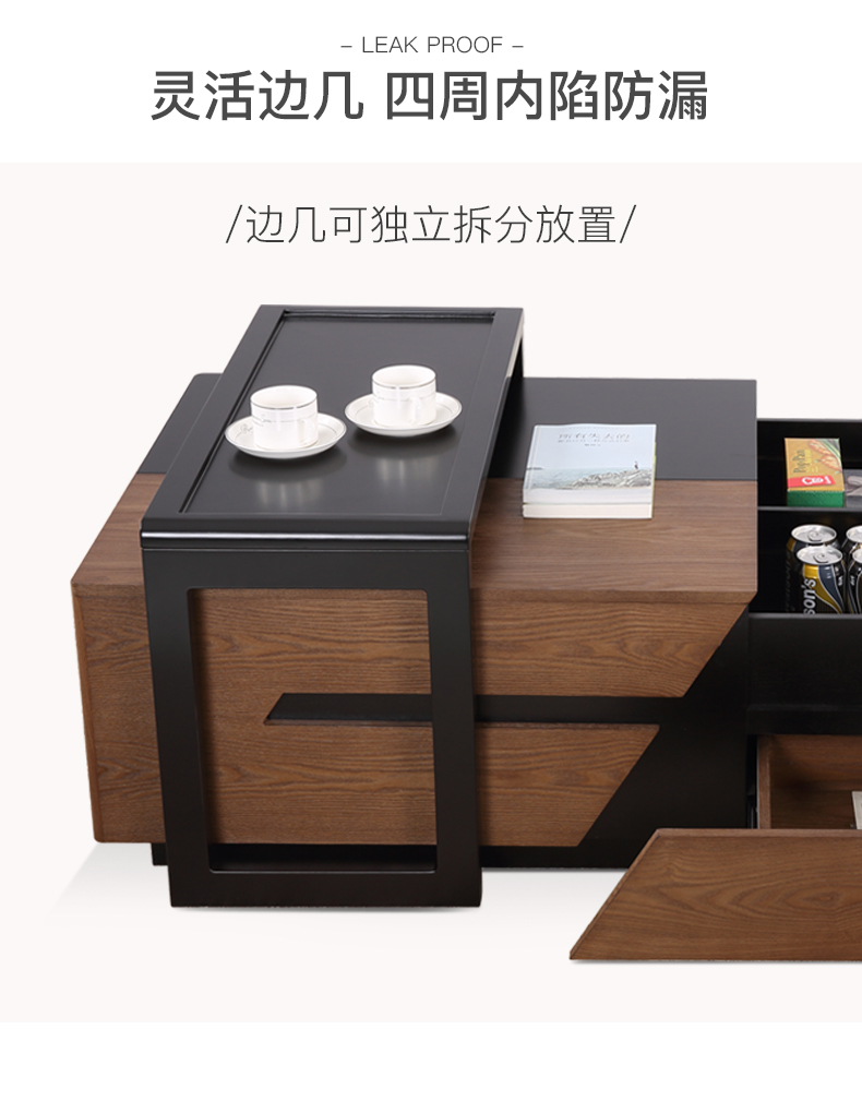 Bắc Âu đa chức năng nâng bàn cà phê tủ TV đặt đơn giản và hiện đại căn hộ nhỏ phòng khách đồ nội thất sáng tạo - Bàn trà bàn uống trà