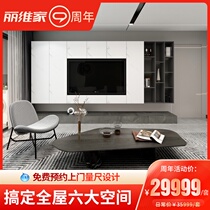  Liweijia custom wardrobe household bedroom modern minimalist custom locker storage overall sliding door wardrobe