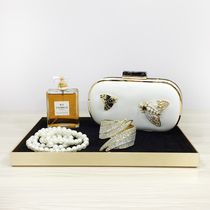 Customized furniture sample room Closet room Soft decoration tray packaged perfume props display