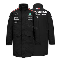2023 New Mercedes-Benz Jacket Long F1 Racing Suit Jacket AMG Clothes Mens Mercedes Team Uniform Customization