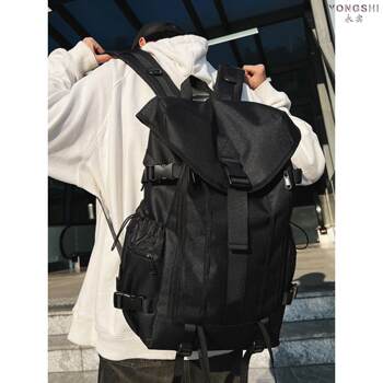 Fashionable Large-Capacity Functional Backpack for Men, Outdoor Travel, Hiking Backpack, Water-Repellent College Student Bag for Women