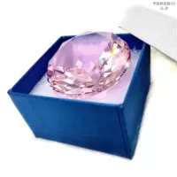 6 см розовые бриллианты - подарочная коробка