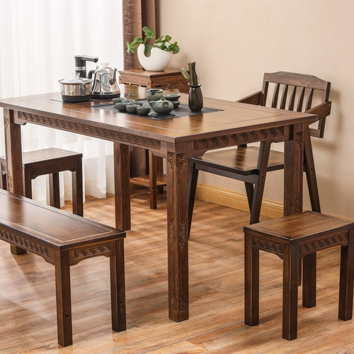 Чайный стол и стул Комбинированность дома кунг -фу чайный стол нанчжу шиу -чайный стол