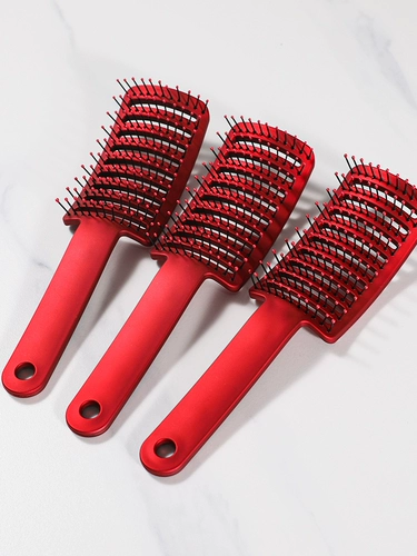 Лечебная расческа, изогнутый красный массажер, популярно в интернете