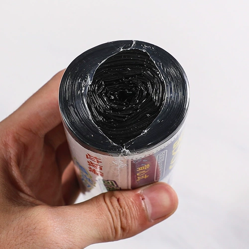 Портативный мусорный мешок для домашнего использования, одноразовый черный жилет, пластиковое большое мусорное ведро, увеличенная толщина