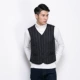 Mùa thu đông mẫu áo vest nam Hàn Quốc Slim áo không tay thể thao vest xuống áo khoác cotton vest vest