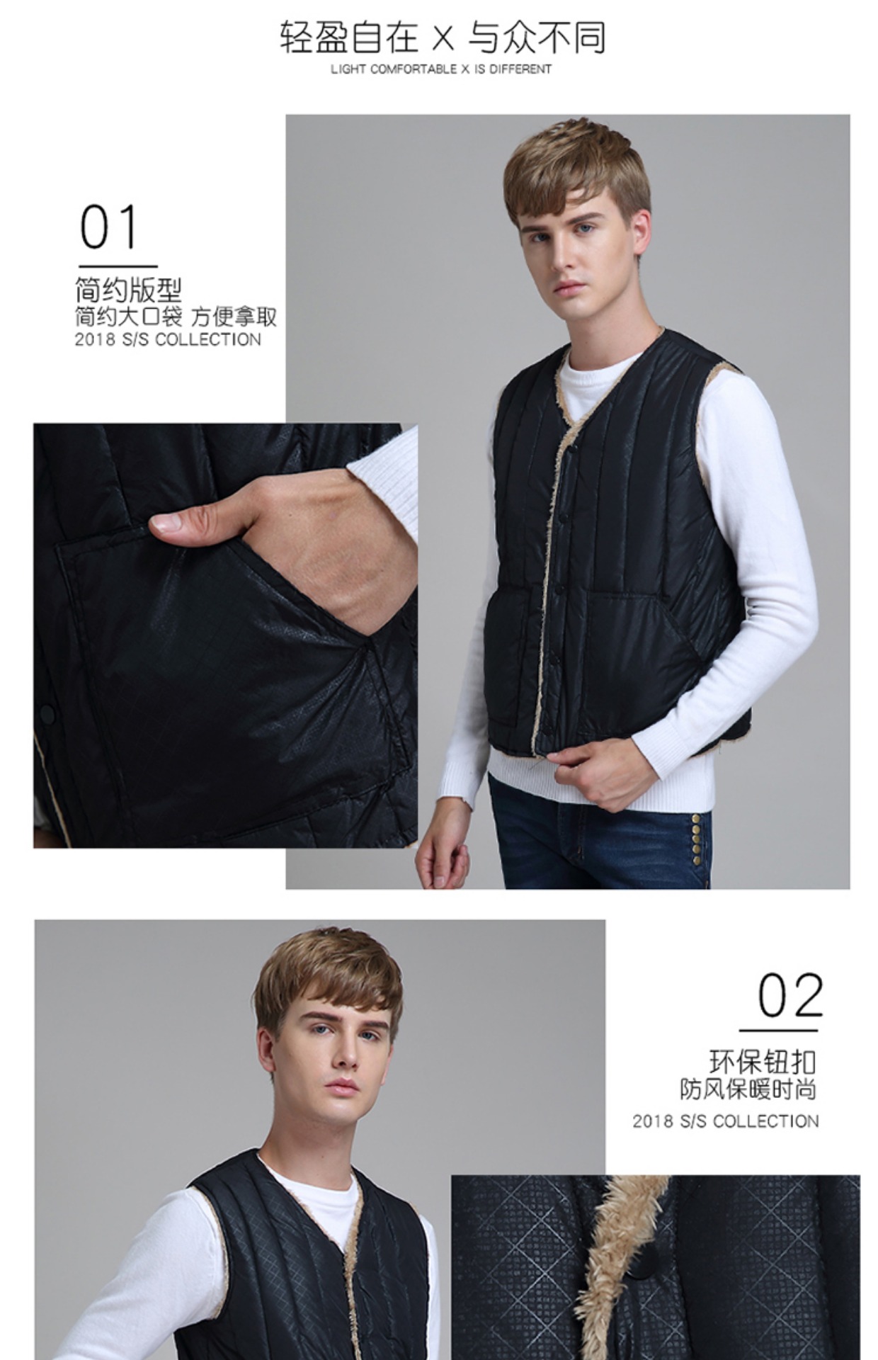 Mùa thu và mùa đông mẫu áo vest nam trung niên dày cộng với mỡ cừu cỡ lớn cashmere cộng với áo vest cashmere áo ấm áo vest quần thể dục