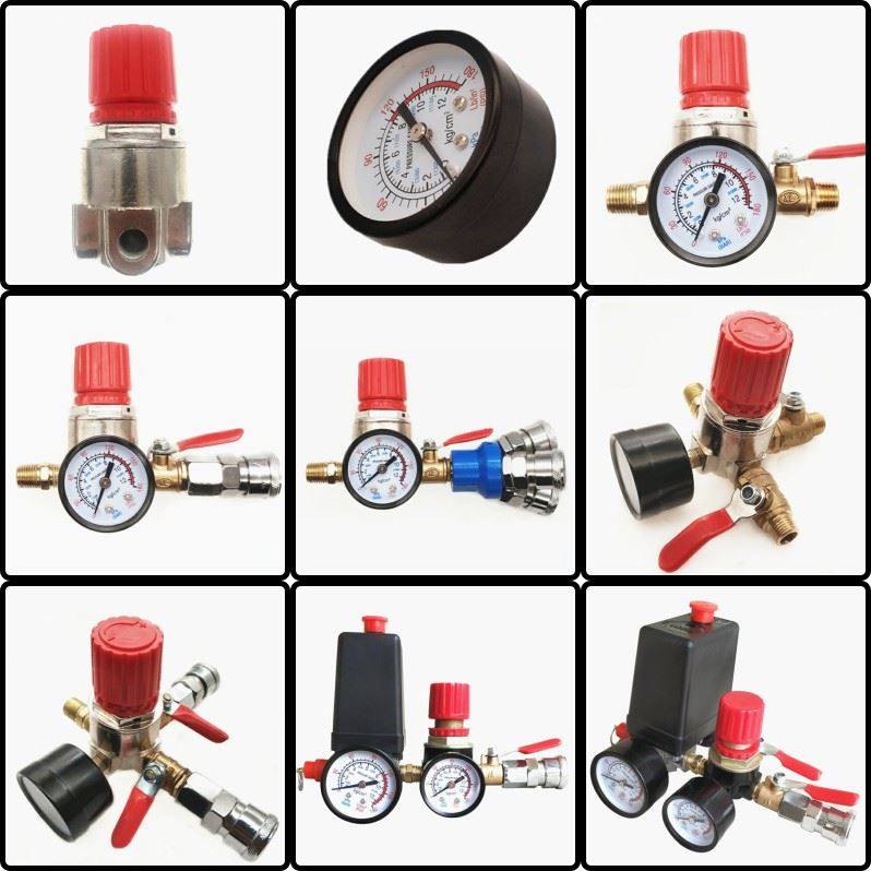 Small air pump silent air compressor accessories Bama Fengli three hole four hole pressure regulator valve