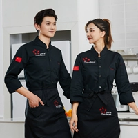 Черный топ + фартук