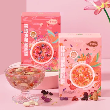 【2盒】老金磨方玫瑰桂花藕粉420g
