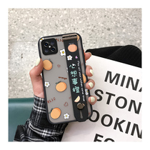 The best applies to oppo A72 transparent 92s mobile phone case A7 all-inclusive 8 silicone 9 anti-drop RENO3 cute creative RENO4 things orange fruit RENO5 Berry problem Pro wrist