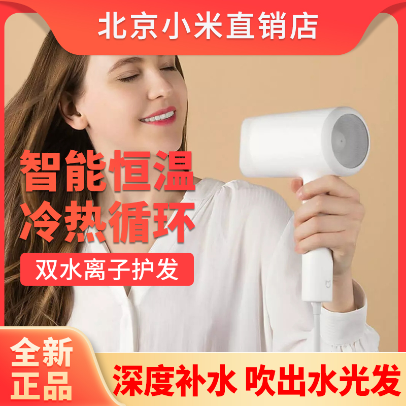 Xiaomi Mijia Water Ion Hair Dryer Home Hair Care Negative Ion High Power Not Hurt Hair Cold Hot Hair Dryer Cylinder