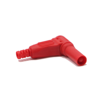 4mm banana insert head with sheath universal meter pen line 90 degree right angle gun insert pure copper nickel plating