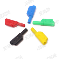 4mm safe type high pressure Banana plug can be inserted into PA nickel plated lantern pattern Group to high pressure 600V