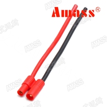 AMASS outgoing product 3 5mm with jacket banana plug single head wiring length 10cm14AWG tesoft silicone wire