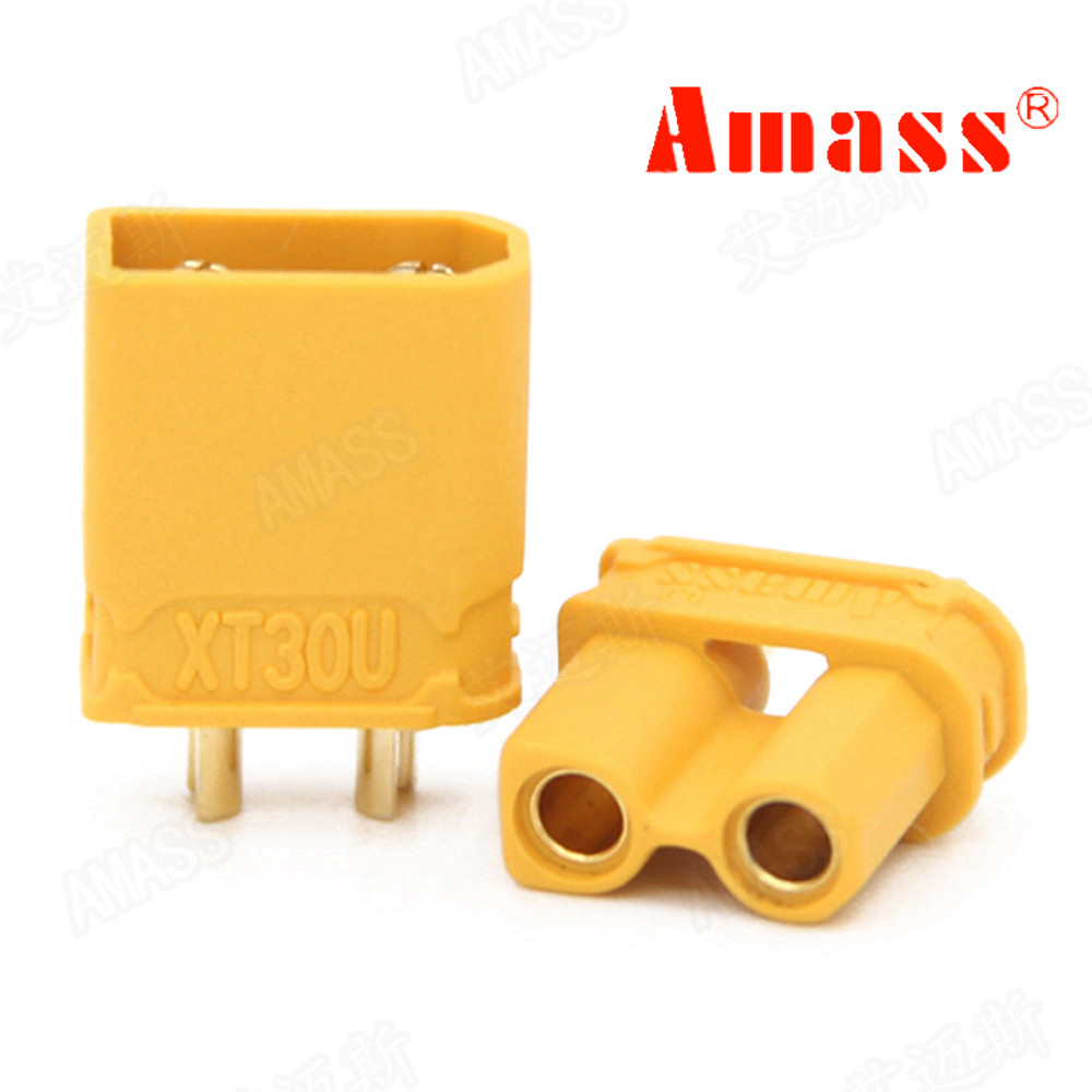 Ames patent XT30U plug 2mm gold-plated low resistance crossing machine drone connector XT30 upgrade
