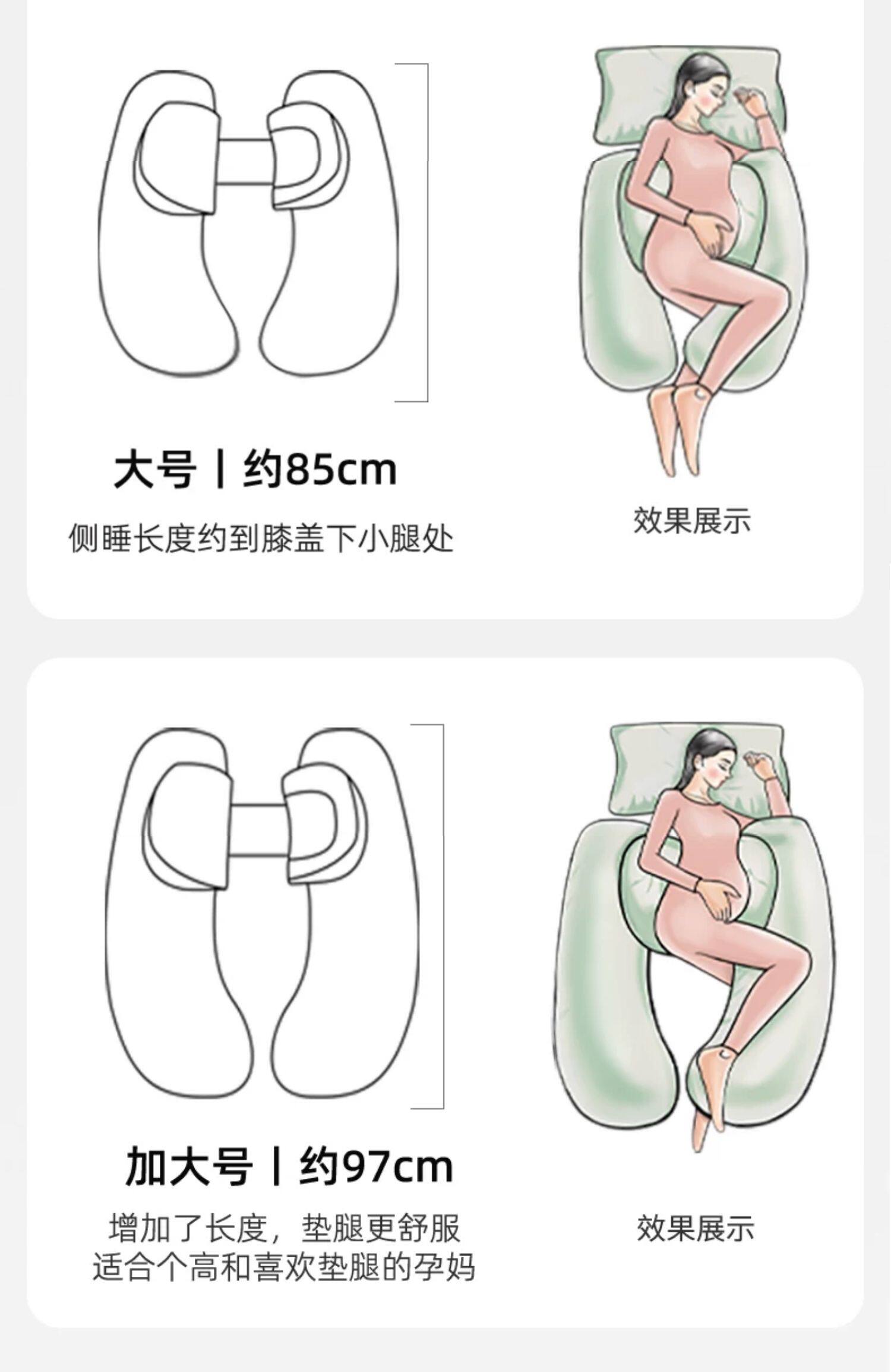 MommyTime孕妇枕护腰侧睡枕托腹抱枕头U孕妇必备神器孕妇侧卧枕孕 — 32