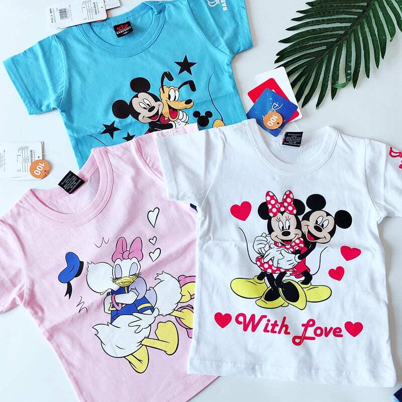 Qing non-refundable 100-140 cotton half-sleeved boys T-shirt summer short-sleeved tops middle and small children's treasures