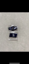 Civilian post grade logo soft breast label blue collar